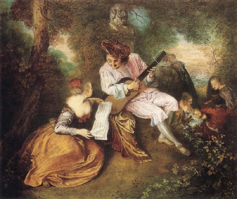 Jean-Antoine Watteau Scale of Love